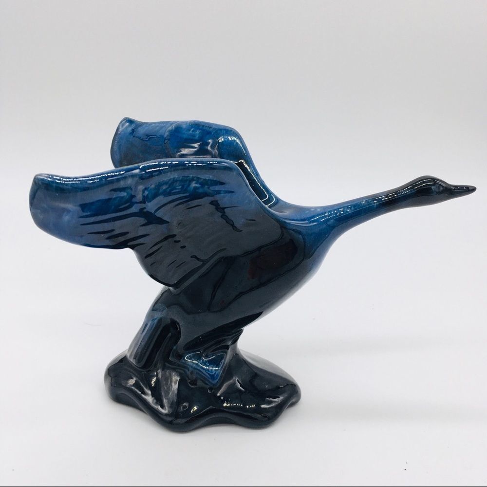 Red Ware Pottery Duck Goose Figurine
